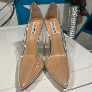 Steve Madden Clear Heels